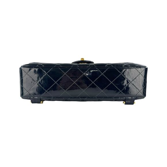 Chanel Vintage Patent Leather Matelasse Chain Backpack main image 4
